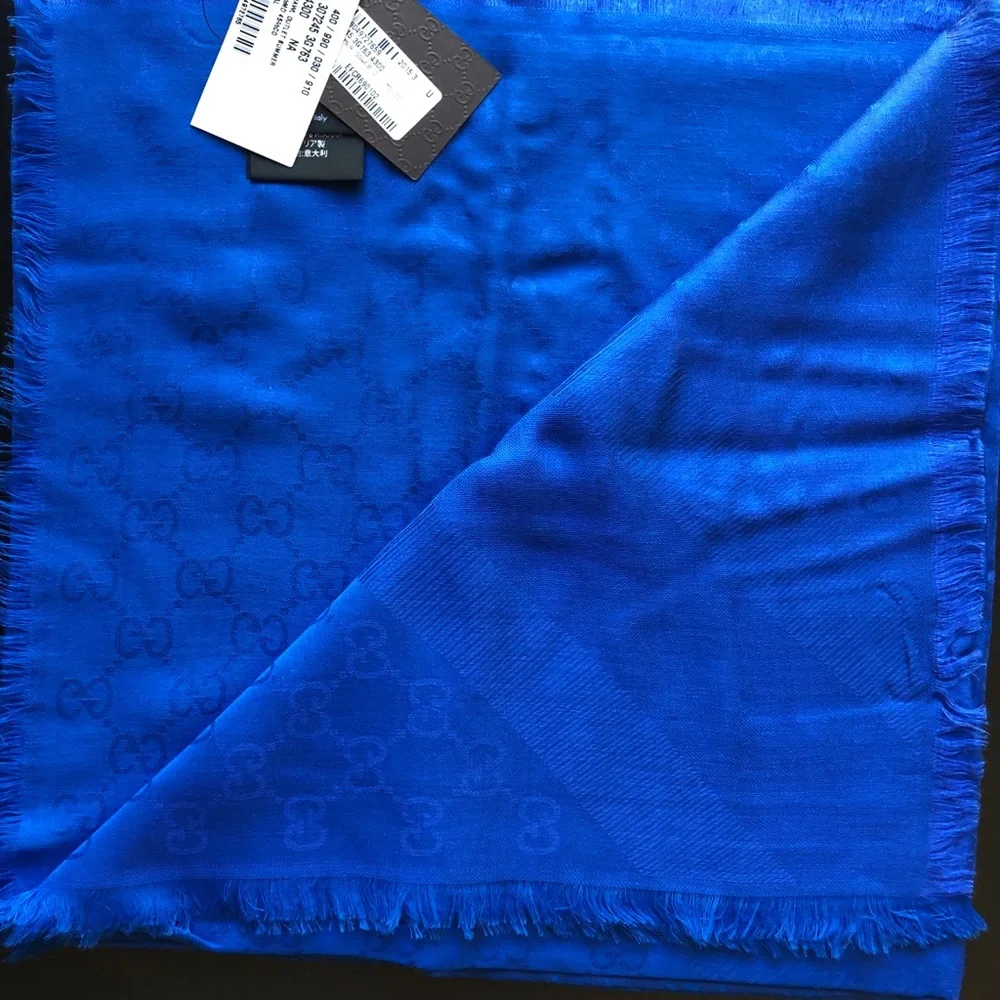 Gucci GG cotton model scarf